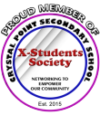 Crystal Point Secondary Ex-Students Society Badge